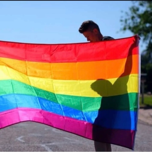 🏳️🌈 Flag LGBTQ+ 1Pcs Rainbow Stripe Flag NWT - Picture 3 of 5